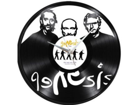 Genesis Zegar Ścienny Z Płyty Winylowej Prezent Upominek Personalizacja EVEVO Z0268