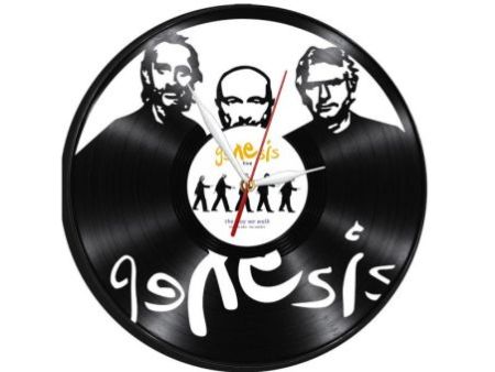 Genesis Zegar Ścienny Z Płyty Winylowej Prezent Upominek Personalizacja EVEVO Z0268