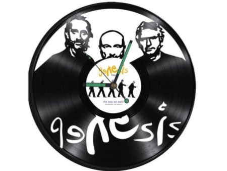 Genesis Zegar Ścienny Z Płyty Winylowej Prezent Upominek Personalizacja EVEVO Z0268