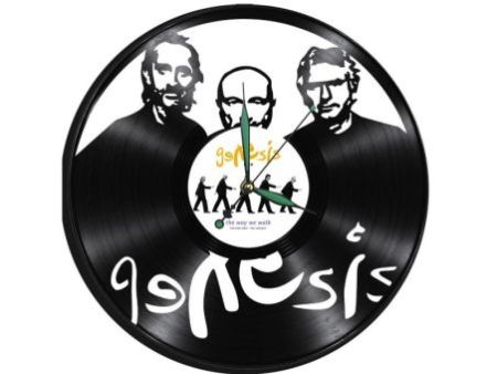 Genesis Zegar Ścienny Z Płyty Winylowej Prezent Upominek Personalizacja EVEVO Z0268
