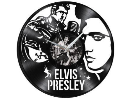 Elvis Presley Zegar Ścienny Z Płyty Winylowej Prezent Upominek Personalizacja EVEVO Z0270