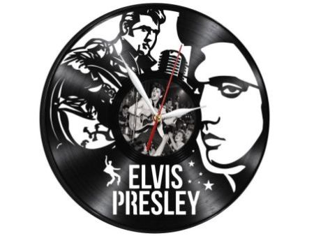 Elvis Presley Zegar Ścienny Z Płyty Winylowej Prezent Upominek Personalizacja EVEVO Z0270