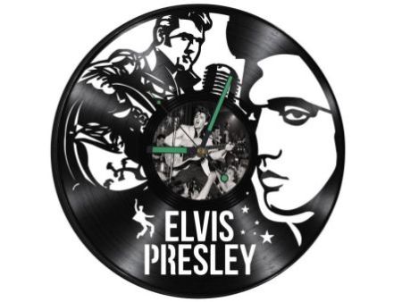 Elvis Presley Zegar Ścienny Z Płyty Winylowej Prezent Upominek Personalizacja EVEVO Z0270