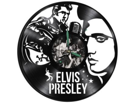 Elvis Presley Zegar Ścienny Z Płyty Winylowej Prezent Upominek Personalizacja EVEVO Z0270