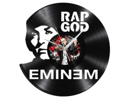 Eminem Zegar Ścienny Z Płyty Winylowej Prezent Upominek Personalizacja EVEVO Z0271