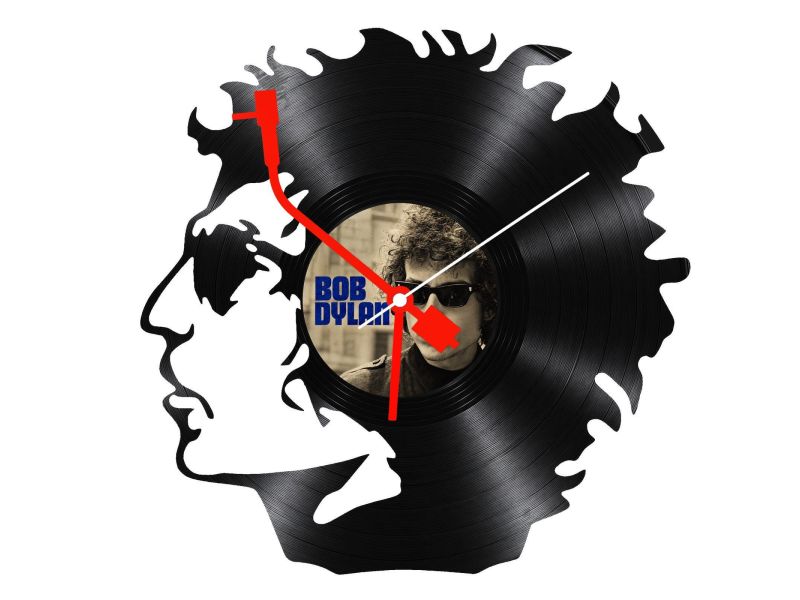 Bob Dylan Zegar Ścienny Z Płyty Winylowej Prezent Upominek Personalizacja EVEVO Z0272