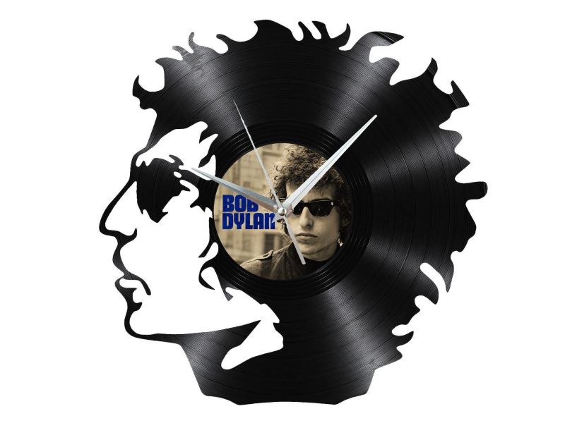 Bob Dylan Zegar Ścienny Z Płyty Winylowej Prezent Upominek Personalizacja EVEVO Z0272