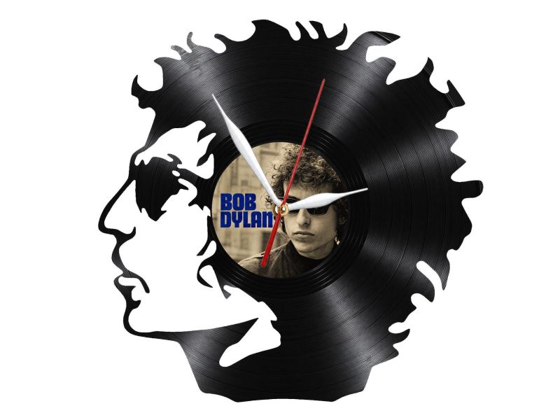 Bob Dylan Zegar Ścienny Z Płyty Winylowej Prezent Upominek Personalizacja EVEVO Z0272