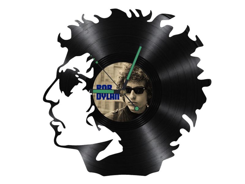 Bob Dylan Zegar Ścienny Z Płyty Winylowej Prezent Upominek Personalizacja EVEVO Z0272