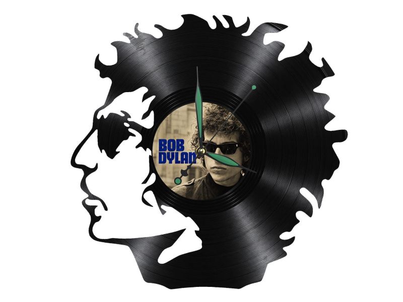 Bob Dylan Zegar Ścienny Z Płyty Winylowej Prezent Upominek Personalizacja EVEVO Z0272