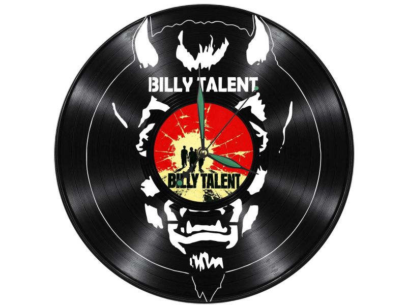 Billy Talent Zegar Ścienny Z Płyty Winylowej Prezent Upominek Personalizacja EVEVO Z0273