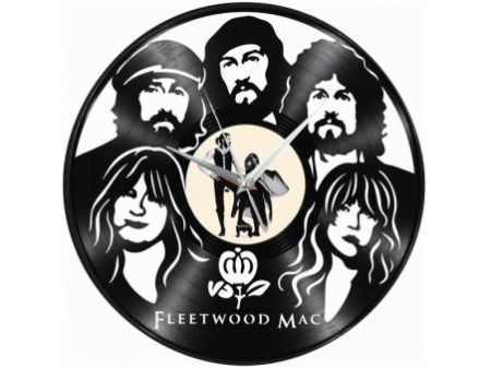 Fleetwood Mac Zegar Ścienny Z Płyty Winylowej Prezent Upominek Personalizacja EVEVO Z0274