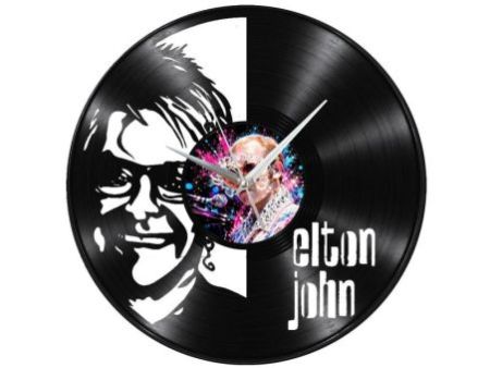 Elton John Zegar Ścienny Z Płyty Winylowej Prezent Upominek Personalizacja EVEVO Z0275