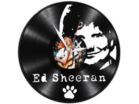 Ed Sheeran Zegar Ścienny Z Płyty Winylowej Prezent Upominek Personalizacja EVEVO Z0277