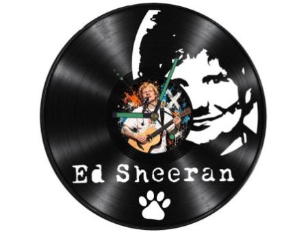 Ed Sheeran Zegar Ścienny Z Płyty Winylowej Prezent Upominek Personalizacja EVEVO Z0277