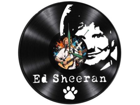 Ed Sheeran Zegar Ścienny Z Płyty Winylowej Prezent Upominek Personalizacja EVEVO Z0277