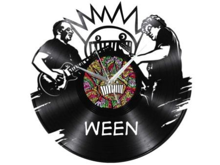 WEEN Zegar Ścienny Z Płyty Winylowej Prezent Upominek Personalizacja EVEVO Z0278