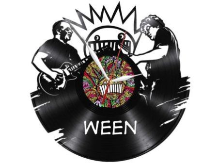 WEEN Zegar Ścienny Z Płyty Winylowej Prezent Upominek Personalizacja EVEVO Z0278