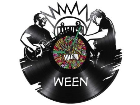 WEEN Zegar Ścienny Z Płyty Winylowej Prezent Upominek Personalizacja EVEVO Z0278
