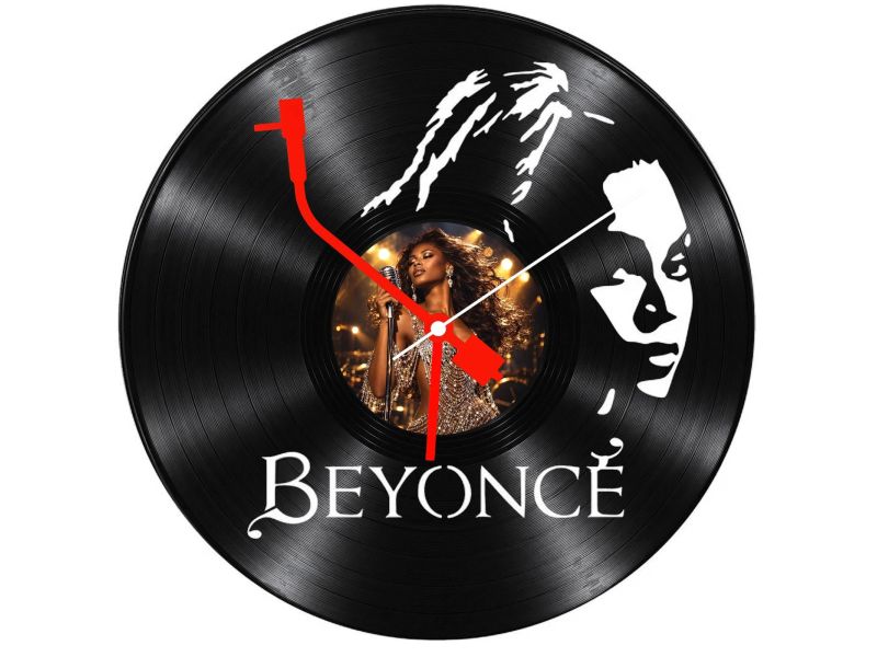 Beyonce Zegar Ścienny Z Płyty Winylowej Prezent Upominek Personalizacja EVEVO Z0281