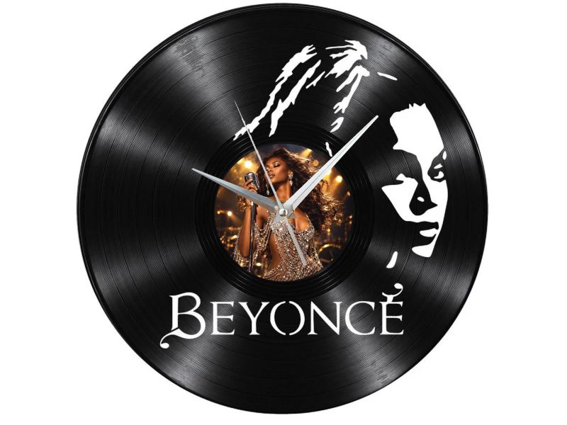 Beyonce Zegar Ścienny Z Płyty Winylowej Prezent Upominek Personalizacja EVEVO Z0281