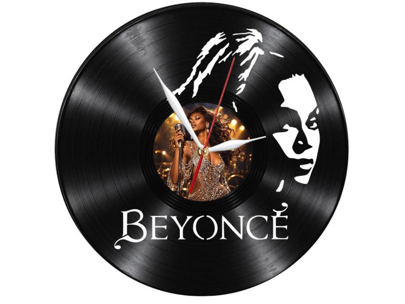 Beyonce Zegar Ścienny Z Płyty Winylowej Prezent Upominek Personalizacja EVEVO Z0281