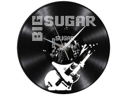 Big Sugar Zegar Ścienny Z Płyty Winylowej Prezent Upominek Personalizacja EVEVO Z0282