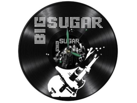 Big Sugar Zegar Ścienny Z Płyty Winylowej Prezent Upominek Personalizacja EVEVO Z0282