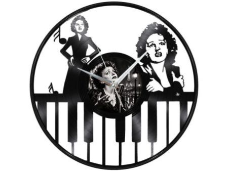Edith Piaf Zegar Ścienny Z Płyty Winylowej Prezent Upominek Personalizacja EVEVO Z0283