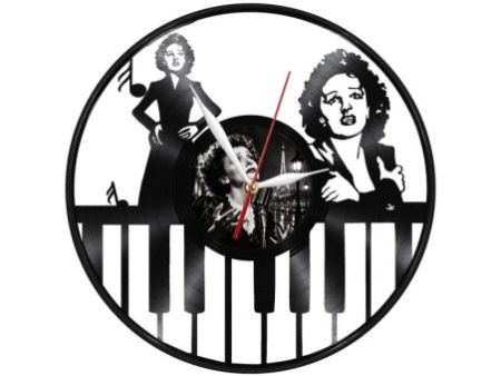 Edith Piaf Zegar Ścienny Z Płyty Winylowej Prezent Upominek Personalizacja EVEVO Z0283