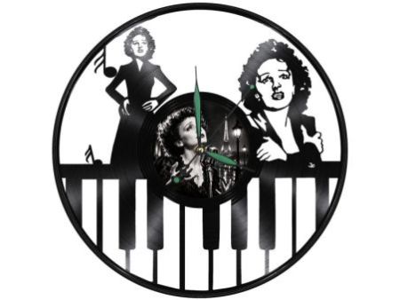 Edith Piaf Zegar Ścienny Z Płyty Winylowej Prezent Upominek Personalizacja EVEVO Z0283
