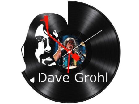 Dave Grohl Zegar Ścienny Z Płyty Winylowej Prezent Upominek Personalizacja EVEVO Z0286