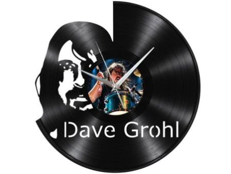 Dave Grohl Zegar Ścienny Z Płyty Winylowej Prezent Upominek Personalizacja EVEVO Z0286