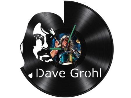 Dave Grohl Zegar Ścienny Z Płyty Winylowej Prezent Upominek Personalizacja EVEVO Z0286