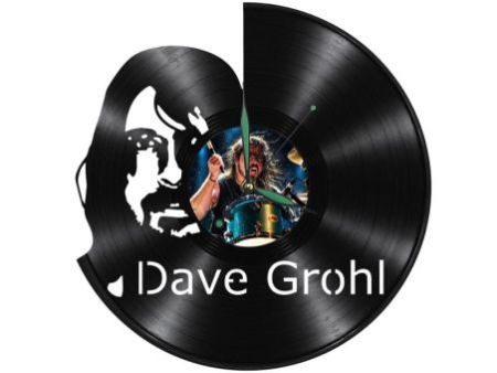 Dave Grohl Zegar Ścienny Z Płyty Winylowej Prezent Upominek Personalizacja EVEVO Z0286