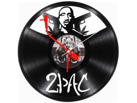 2Pac Zegar Ścienny Z Płyty Winylowej Prezent Upominek Personalizacja EVEVO Z0289