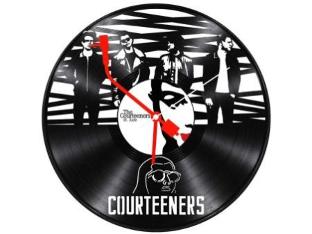 Courteeners Zegar Ścienny Z Płyty Winylowej Prezent Upominek Personalizacja EVEVO Z0290