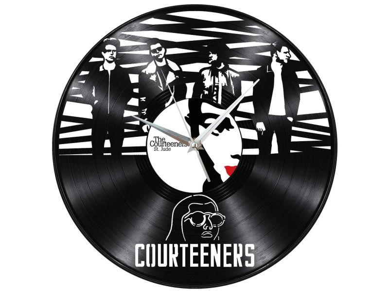 Courteeners Zegar Ścienny Z Płyty Winylowej Prezent Upominek Personalizacja EVEVO Z0290