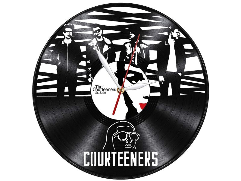 Courteeners Zegar Ścienny Z Płyty Winylowej Prezent Upominek Personalizacja EVEVO Z0290