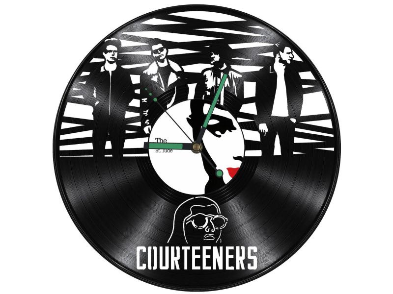 Courteeners Zegar Ścienny Z Płyty Winylowej Prezent Upominek Personalizacja EVEVO Z0290