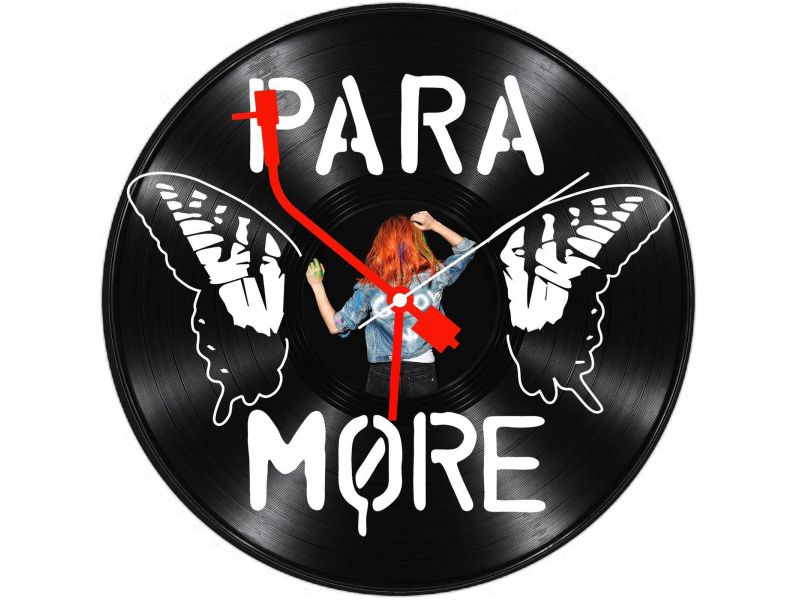 Paramore Zegar Ścienny Z Płyty Winylowej Prezent Upominek Personalizacja EVEVO Z0296