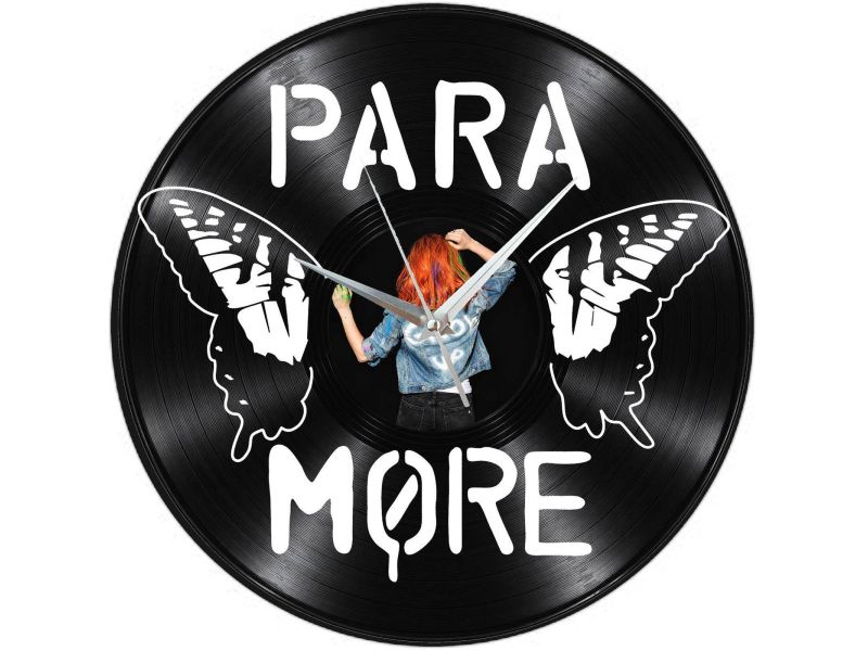 Paramore Zegar Ścienny Z Płyty Winylowej Prezent Upominek Personalizacja EVEVO Z0296