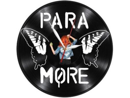 Paramore Zegar Ścienny Z Płyty Winylowej Prezent Upominek Personalizacja EVEVO Z0296