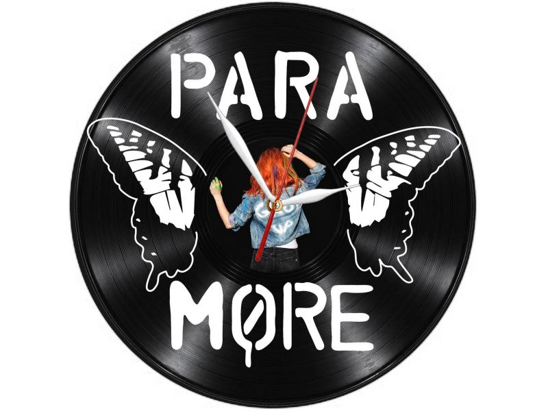 Paramore Zegar Ścienny Z Płyty Winylowej Prezent Upominek Personalizacja EVEVO Z0296