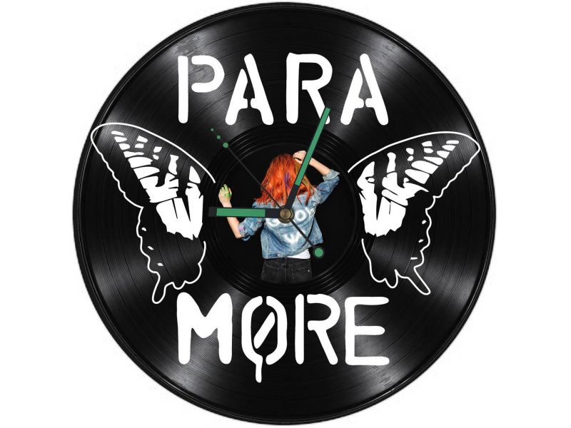 Paramore Zegar Ścienny Z Płyty Winylowej Prezent Upominek Personalizacja EVEVO Z0296