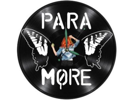 Paramore Zegar Ścienny Z Płyty Winylowej Prezent Upominek Personalizacja EVEVO Z0296