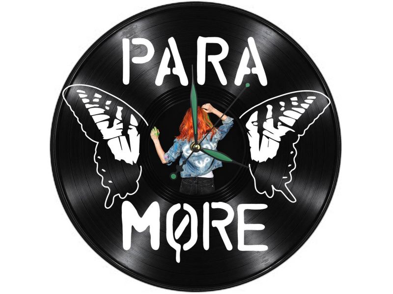 Paramore Zegar Ścienny Z Płyty Winylowej Prezent Upominek Personalizacja EVEVO Z0296