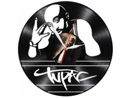 2Pac Zegar Ścienny Z Płyty Winylowej Prezent Upominek Personalizacja EVEVO Z0297