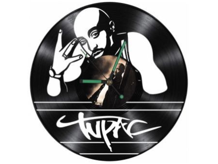 2Pac Zegar Ścienny Z Płyty Winylowej Prezent Upominek Personalizacja EVEVO Z0297