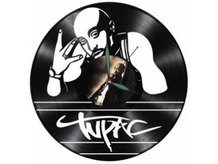 2Pac Zegar Ścienny Z Płyty Winylowej Prezent Upominek Personalizacja EVEVO Z0297
